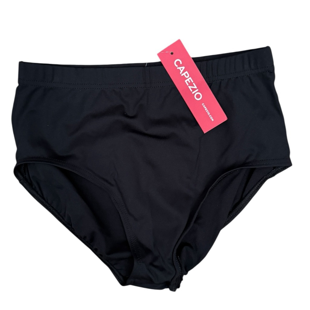 Capezio TB111 Black Dance Briefs Size L NWT Ballet Jazz - Picture 2 of 6